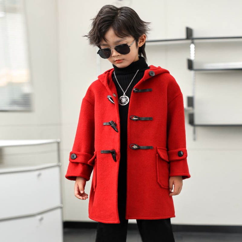 Kids Outdoor Jacket - Manteau en laine coupe-vent pour enfants,