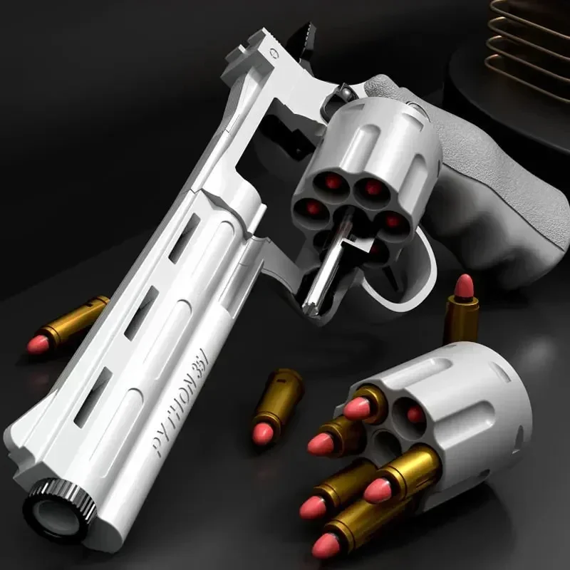 Kids Outdoor Easter Toys - Pistolet Lanceur Revolver A5 à Tir