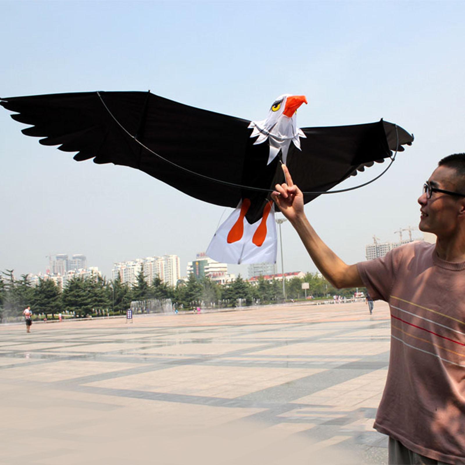 Kite Easy Fly Kids - Cerf-volant Aigle pour Enfants et Adultes,