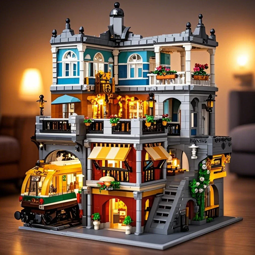 Lego Set City - BurgerShop blocs de construction ensembles avec