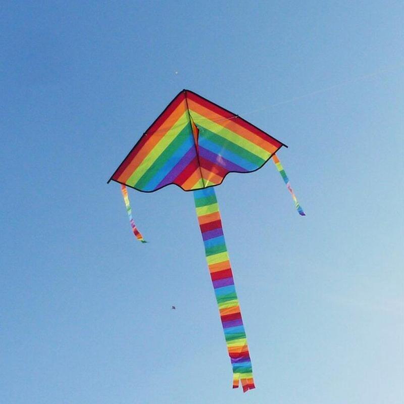 Kite Easy Fly Kids - Facile à voler! Cerf-volant Coloré Arc-en-ciel
