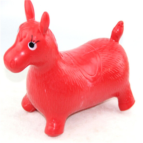Kids Outdoor Jumping Toys - Trémie Gonflable à Cheval Sauteur pour