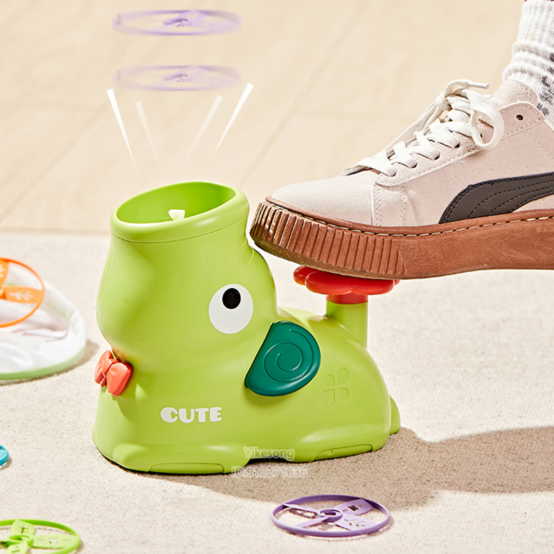 Kids Outdoor Jumping Toys - Disque volant lanceur de fusée à