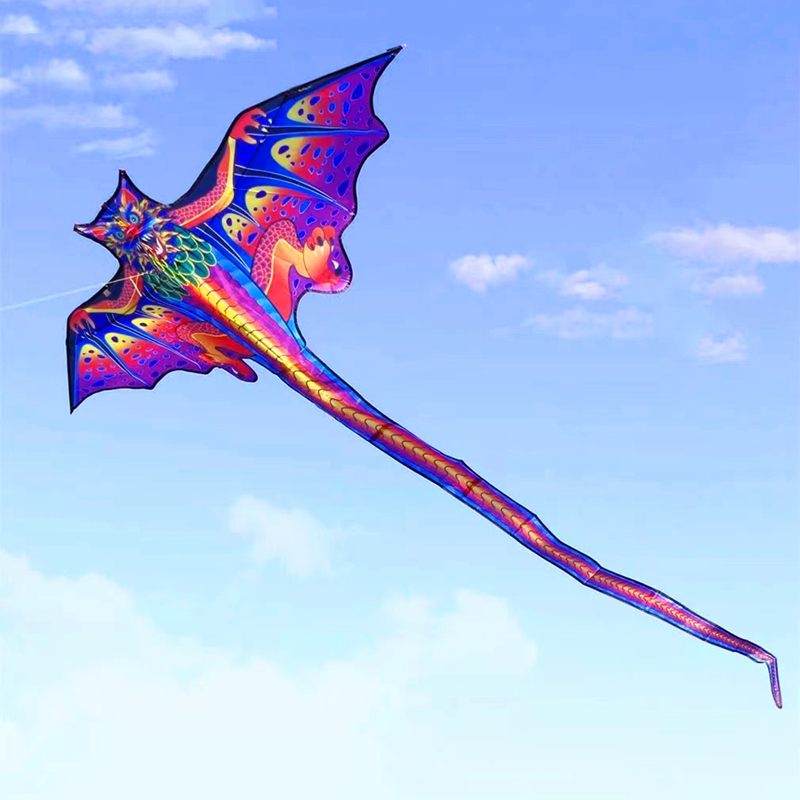 Kite Easy Fly Kids - Cerf-volant dragon 3d pour enfants, jouets