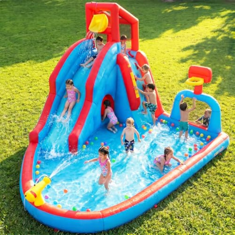 Parc aquatique gonflable pour  - Kids Outdoor Water Slide avis et prix