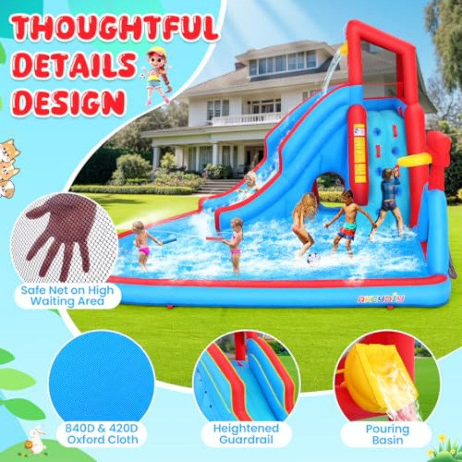 Parc aquatique gonflable pour  - Kids Outdoor Water Slide avis et prix