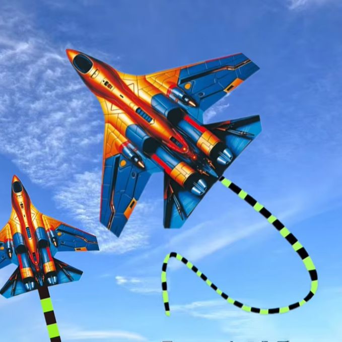 Cerf-volant avion de chasse HT - Kite Easy Fly Kids avis et prix