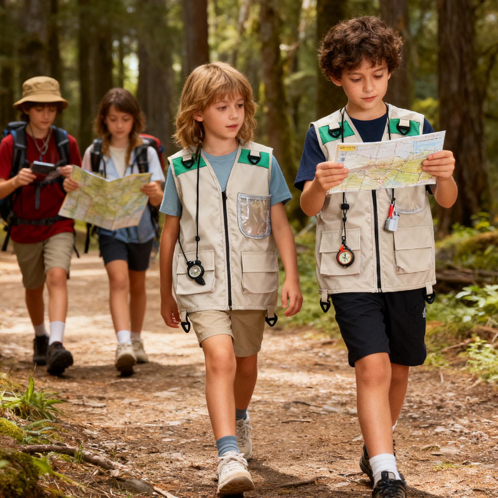 Gilet d'exploration pour enfan - Kids Outdoor Vest avis et prix