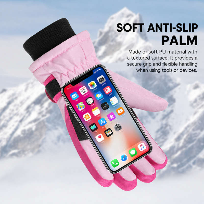 Gants de ski d'hiver pour enfa - Kids Outdoor Gloves avis et prix