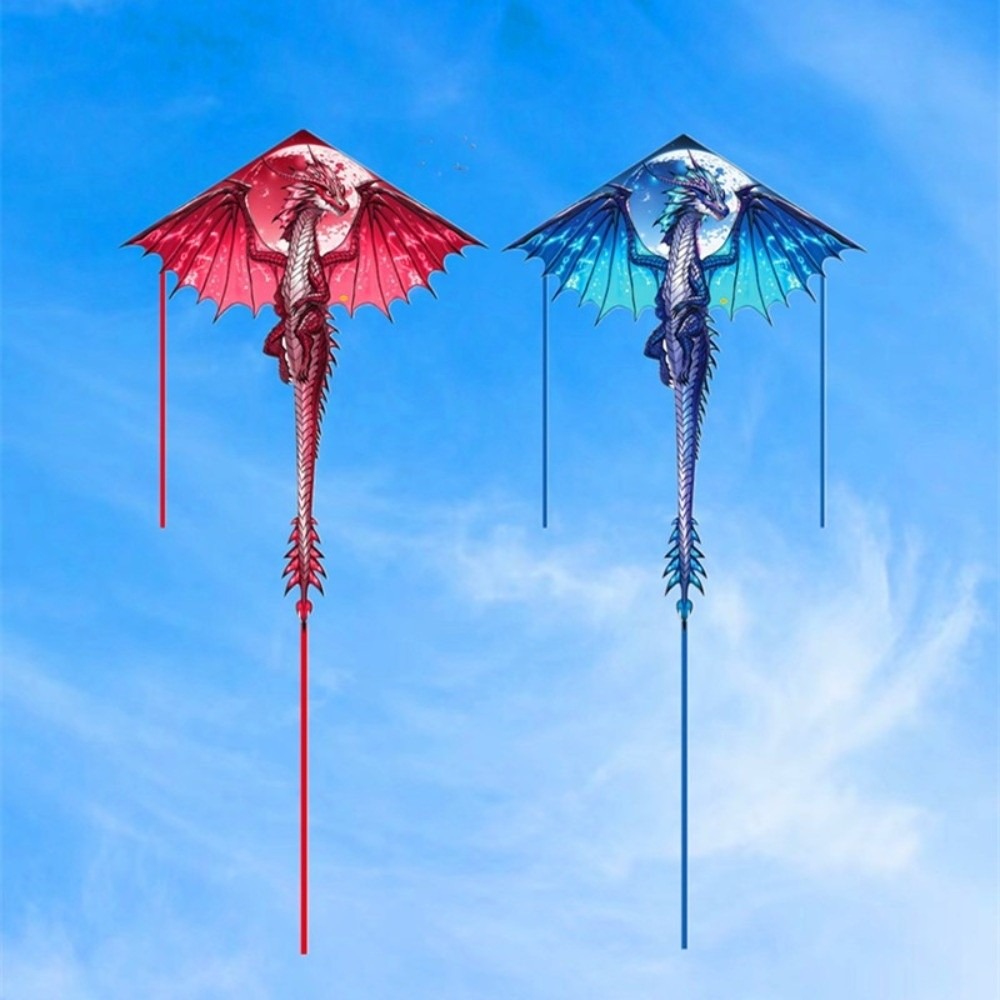 Cerf-volant serpent bleu Drago - Kite Easy Fly Kids avis et prix