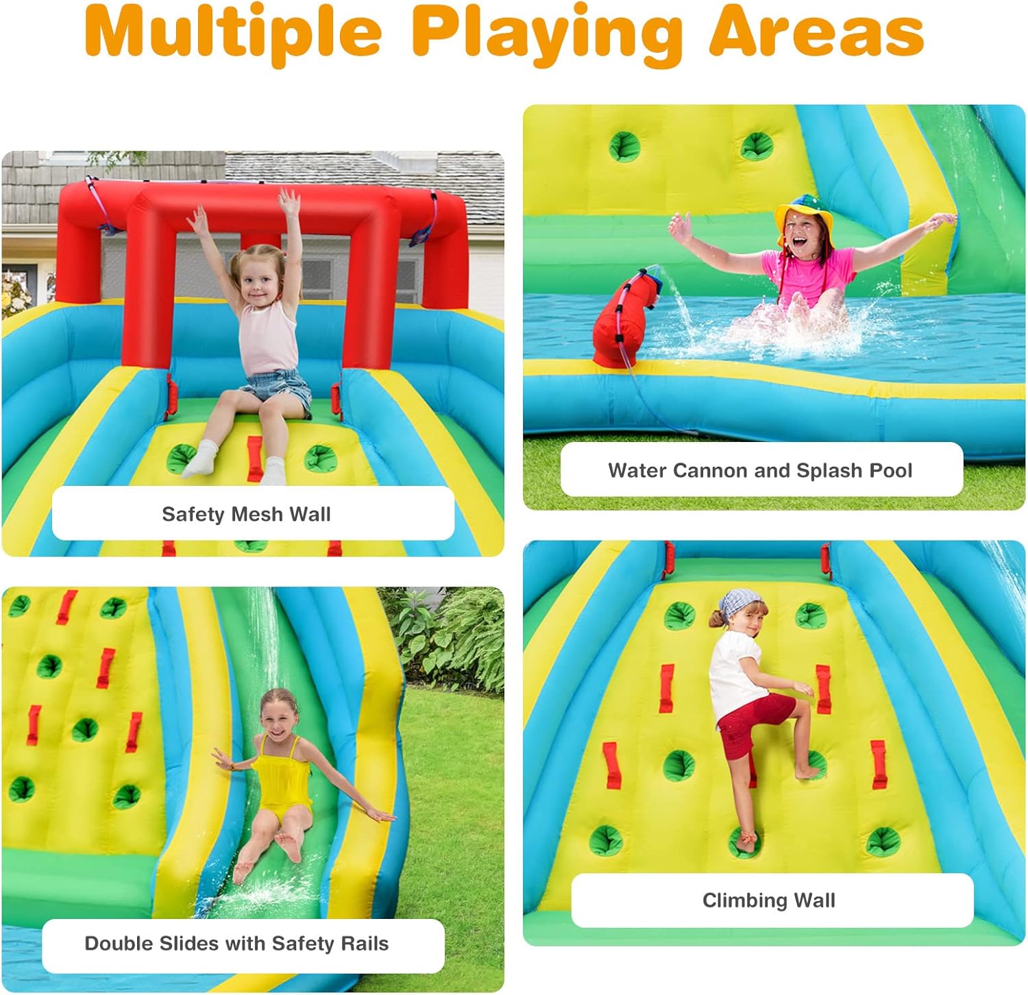 Toboggan aquatique gonflable g - Kids Outdoor Water Slide avis et prix