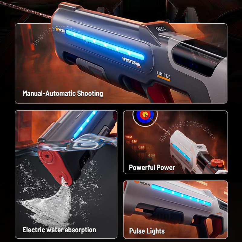 Nouveau Pistolet à Eau Électri - Kids Outdoor Lights avis et prix