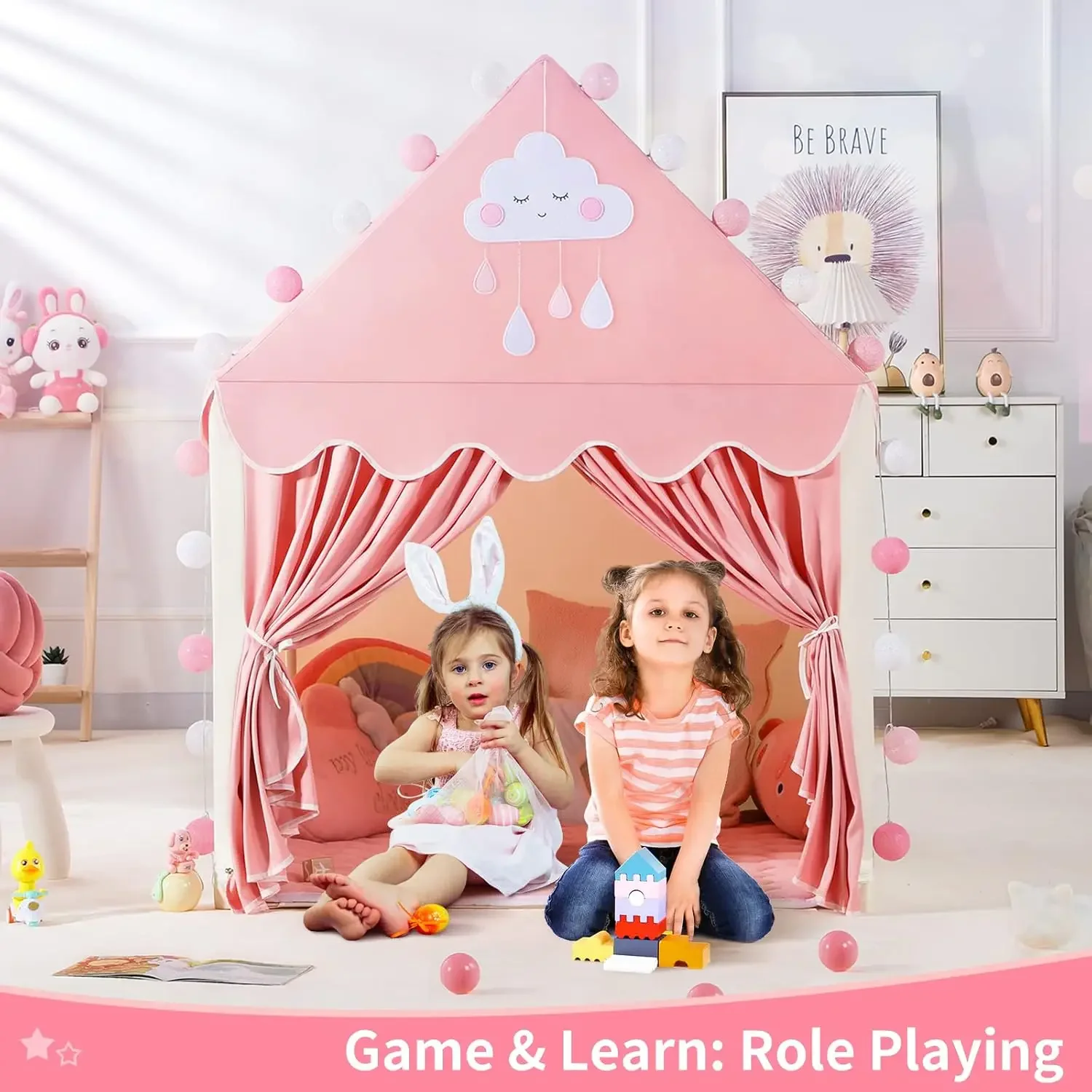 Tente de jeu pour enfants, châ - Kids Outdoor House Accessories avis et prix
