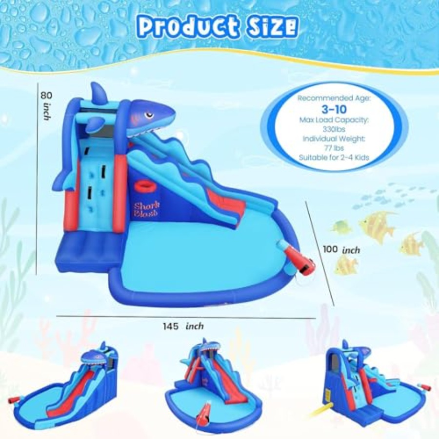 Structure gonflable aquatique  - Kids Outdoor Water Slide avis et prix