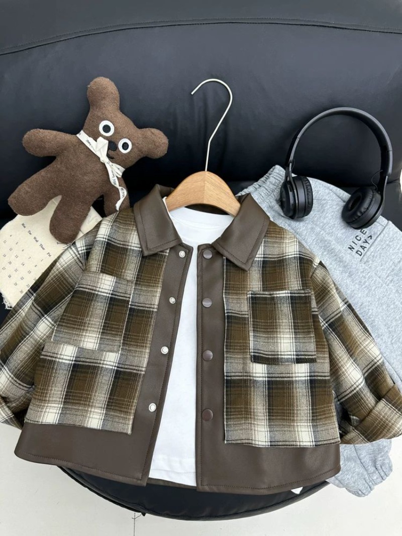 Veste à carreaux pour enfants  - Kids Outdoor Jacket avis et prix