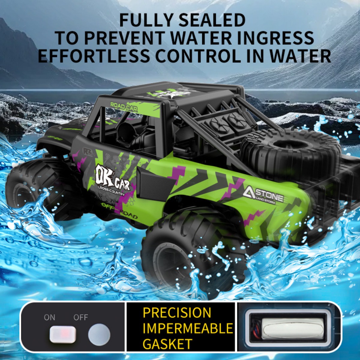 Voiture RC amphibie 4x4 tout-t - Kids Outdoor Electric Car avis et prix