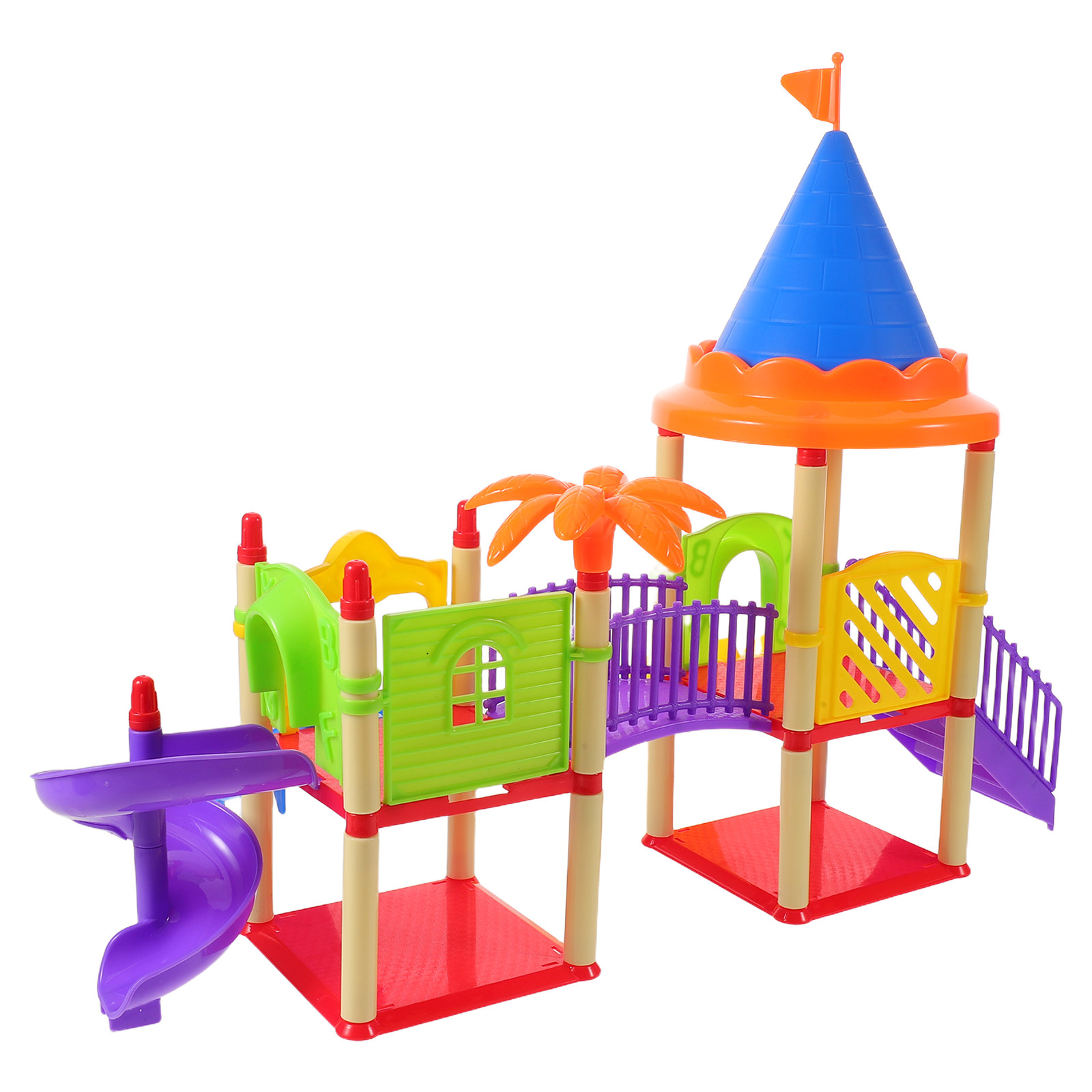 Mini toboggan et maisonnette d - Kids Outdoor House Accessories avis et prix