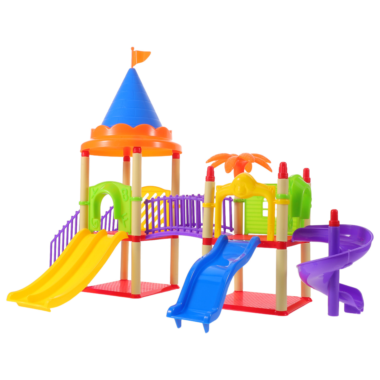 Mini toboggan et maisonnette d - Kids Outdoor House Accessories avis et prix