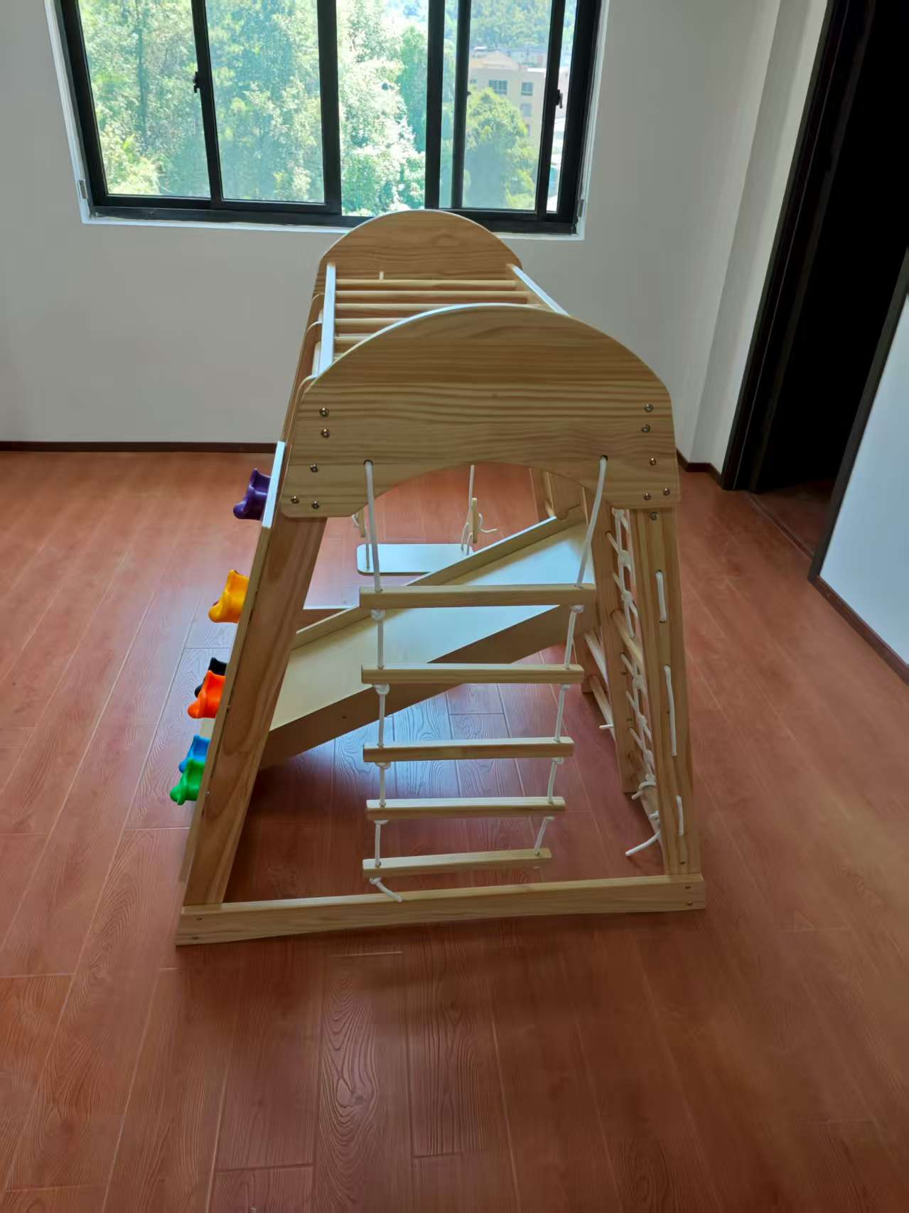 Structure d'escalade en bois p - Kids Outdoor Climbing Frame avis et prix