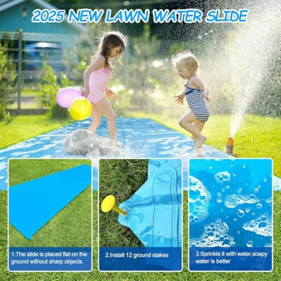 Toboggan aquatique d'extérieur - Kids Outdoor Water Slide avis et prix