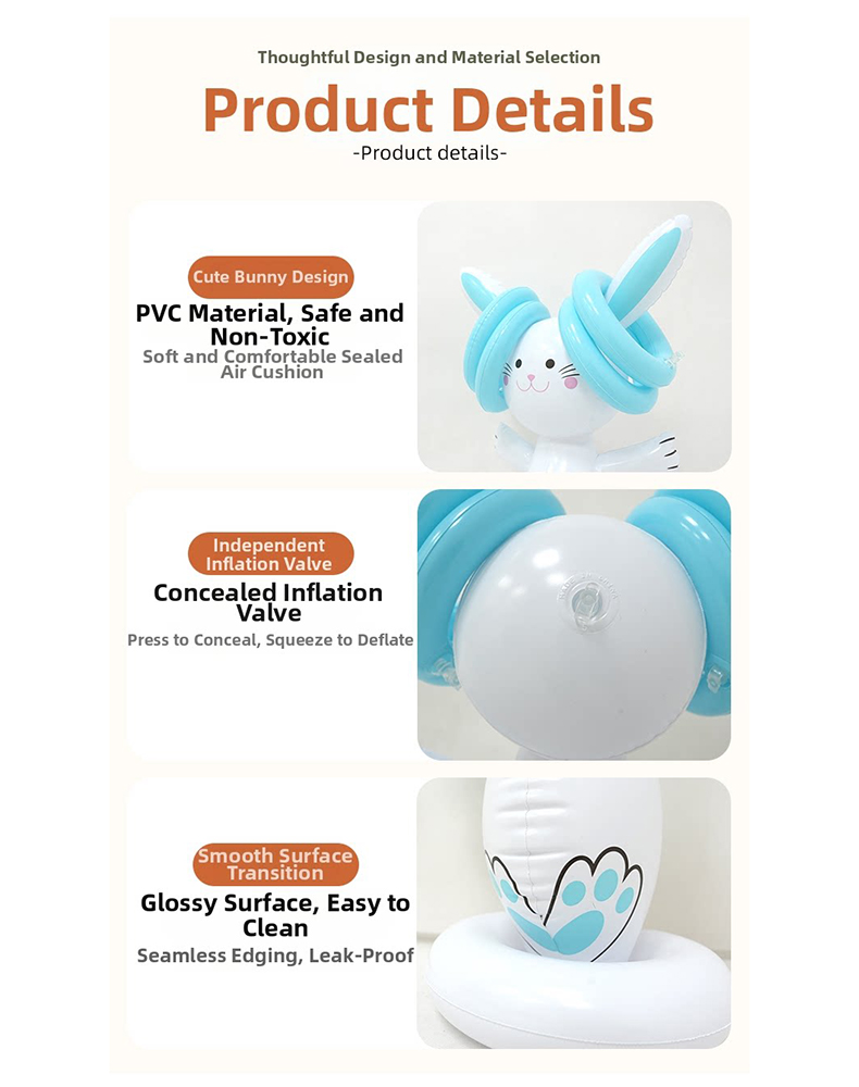 Jeu de lancer d'anneaux gonfla - Kids Outdoor Easter Toys avis et prix