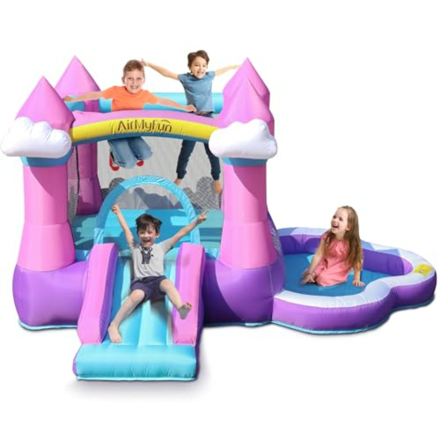 Structure gonflable rose pour  - Kids Outdoor Water Slide avis et prix
