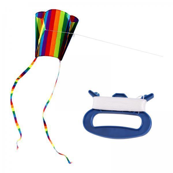 Grand cerf-volant arc-en-ciel  - Kite Easy Fly Kids avis et prix