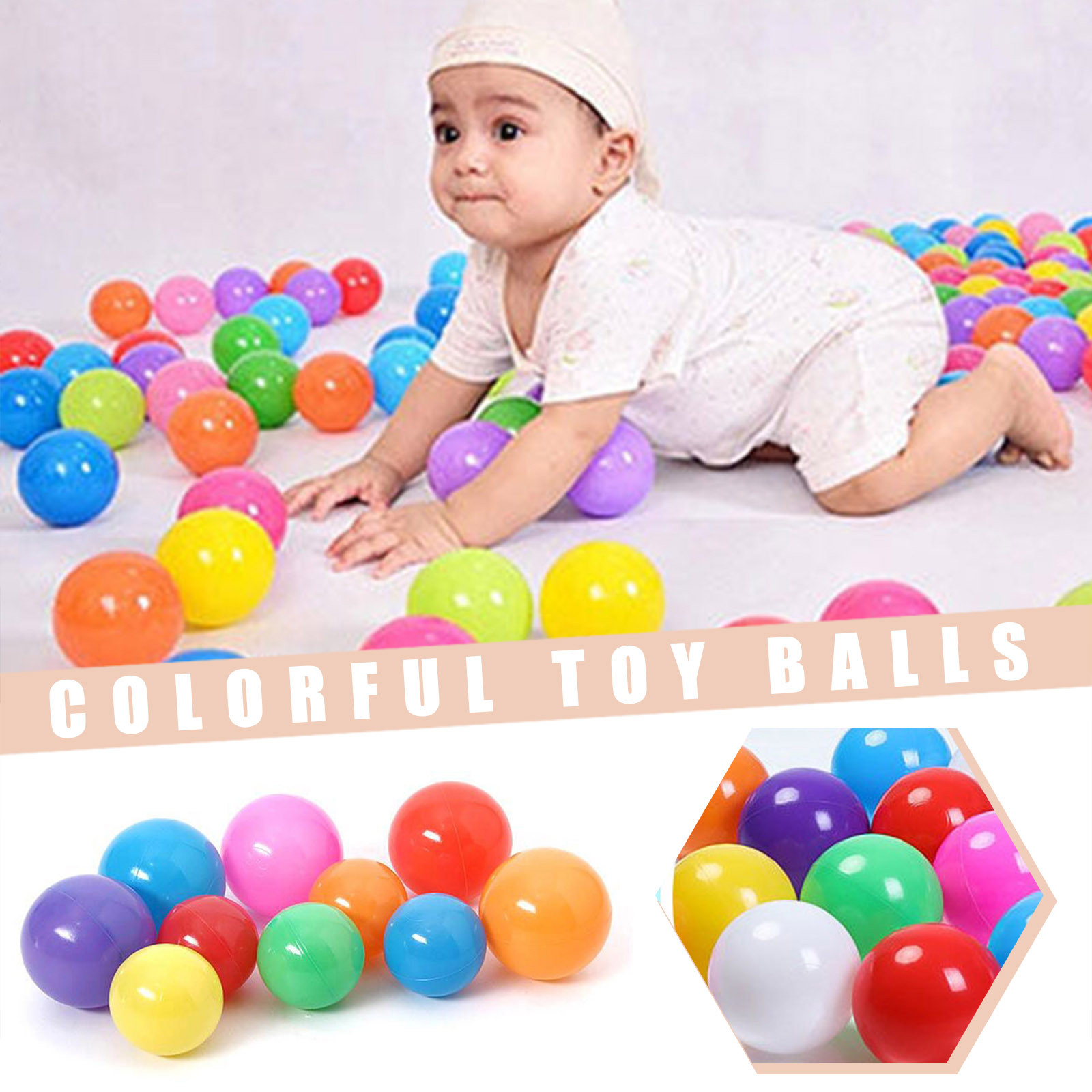 100 PIÈCES Balles en plastique - Kids Outdoor House Accessories avis et prix