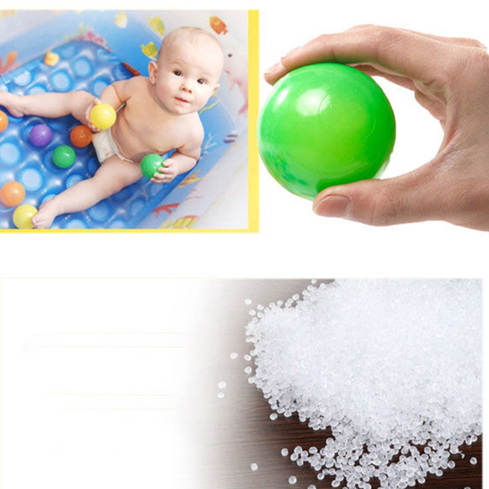 100 PIÈCES Balles en plastique - Kids Outdoor House Accessories avis et prix