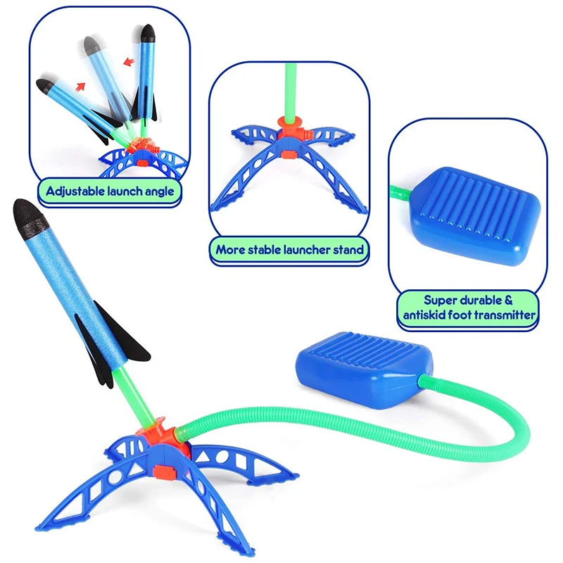 Lanceur de fusées à air compri - Kids Outdoor Jumping Toys avis et prix