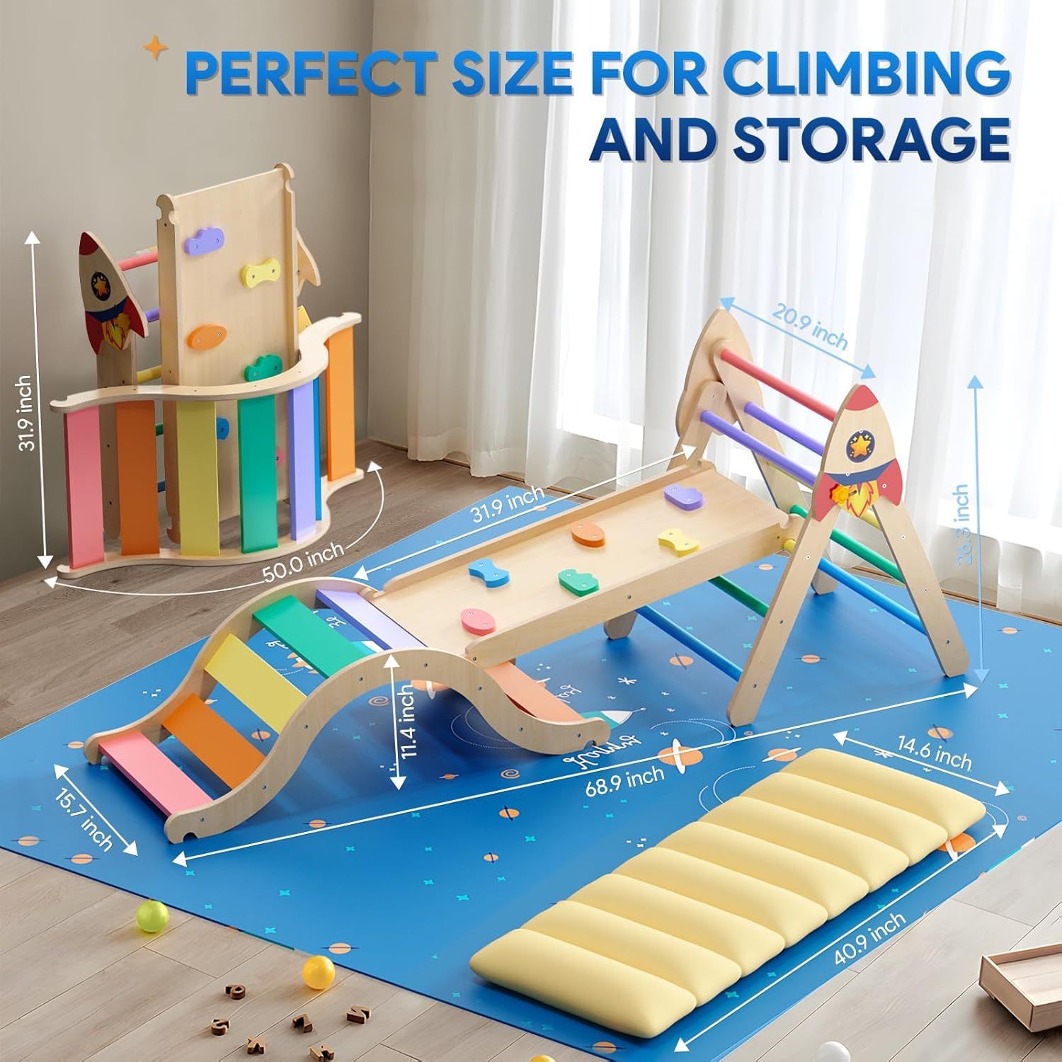 Structure d'escalade polyvalen - Kids Outdoor Climbing Frame avis et prix