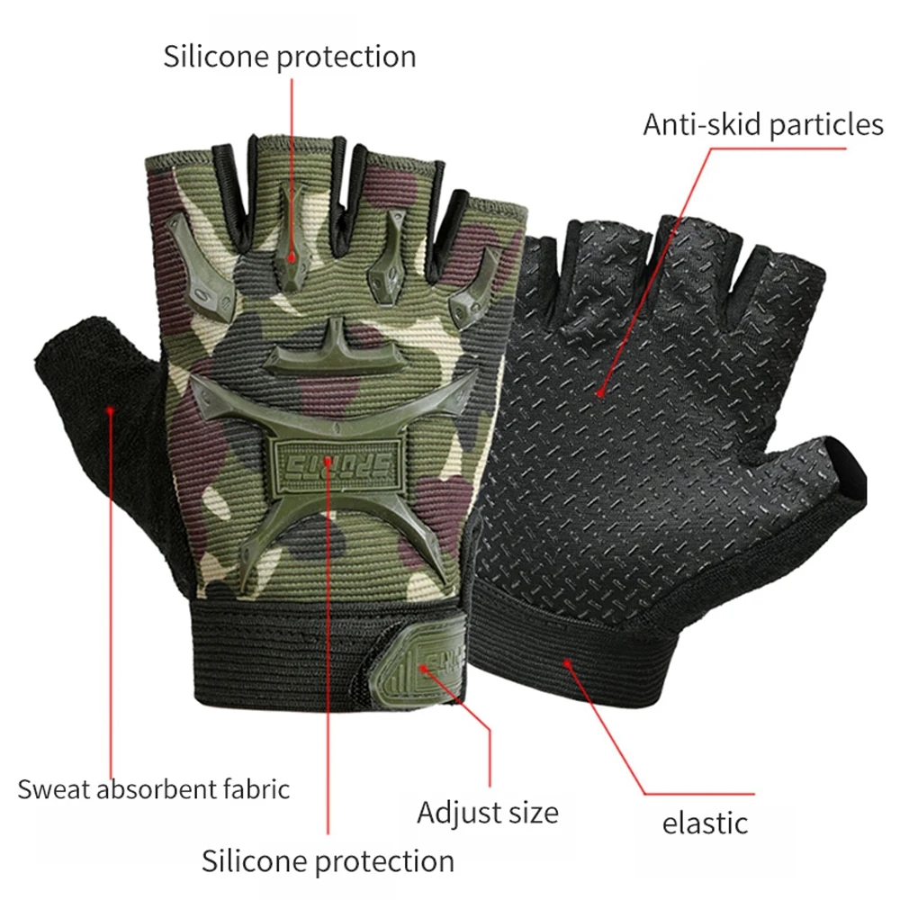 1 paire de gants tactiques san - Kids Outdoor Gloves avis et prix
