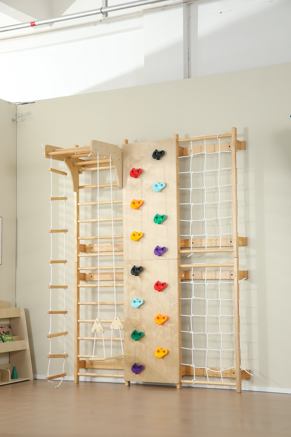 Échelle suédoise murale en boi - Kids Outdoor Climbing Frame avis et prix
