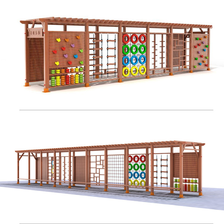 Structure de jeu en bois pour  - Kids Outdoor Climbing Frame avis et prix